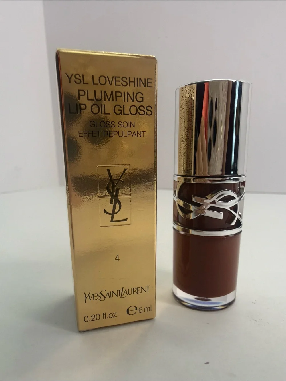 Yves Saint Laurent (YSL) Loveshine Plumping Lip Oil Gloss - Honey Pure Love 4